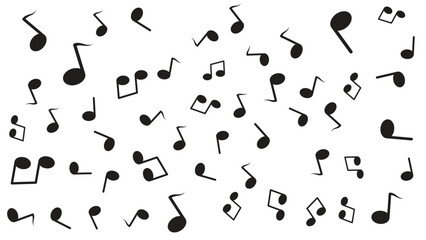 abstract musical notation background pattern design