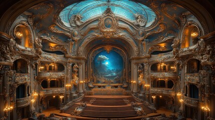 Obraz premium Grand Theater Interior