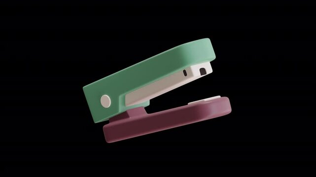 Stylish Stapler with Modern Design 3D Icon