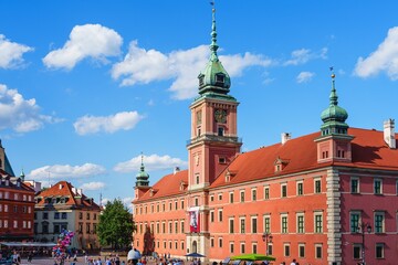 The Royal Castle in Warsaw symbolizes Polands history, featuring stunning architecture and beautiful interiors. Rebuilt after WWII, it attracts many tourists with its art collections and significance.