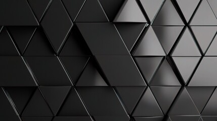Fototapeta premium Abstract Black Geometric Pattern Background