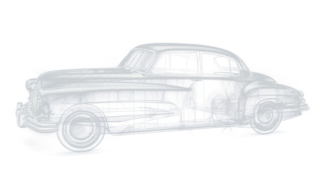 PNG Car vehicle transportation illustrated.