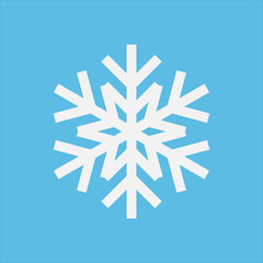 Snowflake set. On isolated background. Snowflake collection. Christmas icon. Frost. Vector illustration