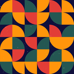 Obraz premium Simple shape element seamless pattern.