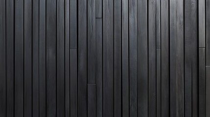 Naklejka premium Corrugated black metal texture. Steel roof sheet. Siding panels for the wall. Iron building material for fence. Surface of a cargo container. 