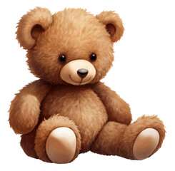 Fototapeta premium PNG A teddy bear plush cute toy.