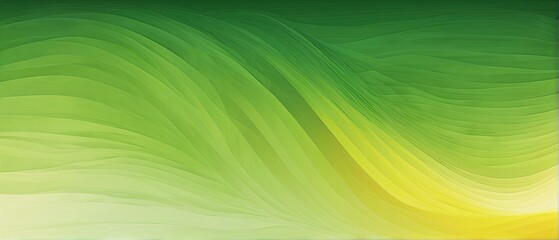 Abstract Green and Yellow Wavy Background