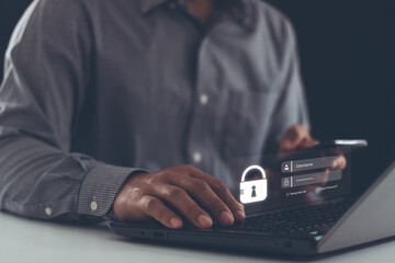 cyber security in two-step verification, Login, User, identification information security and encryption, Account Access app to sign in securely or receive verification codes by email or text message.