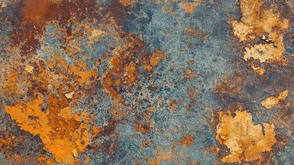 Rusty Texture Background with Vibrant Colors