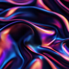 Fototapeta premium Colorful, flowing fabric texture with rich gradients, perfect for backgrounds and design projects.