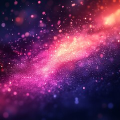 Fototapeta premium A magical abstract background with pink and purple bokeh lights.