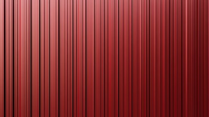 Red corrugated sheet metal. Roof texture background. Steel wall pattern. Container made of iron panels. Ribbed fence for the house used in construction. 