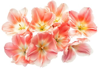 a group of pink flowers
