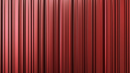  Red corrugated sheet metal. Roof texture background. Steel wall pattern. Container made of iron panels. Ribbed fence for the house used in construction. 