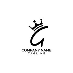 alphabet crown logo design