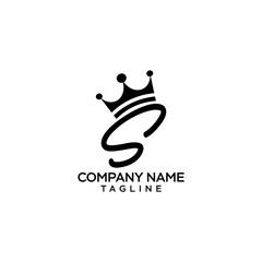 alphabet crown logo design