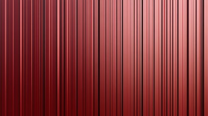 Fototapeta premium Red corrugated sheet metal. Roof texture background. Steel wall pattern. Container made of iron panels. Ribbed fence for the house used in construction. 