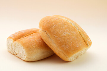 Delicious Marraquetas, typical bread from Chile