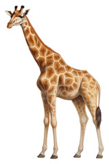 Obraz premium PNG Giraffe wildlife animal mammal.