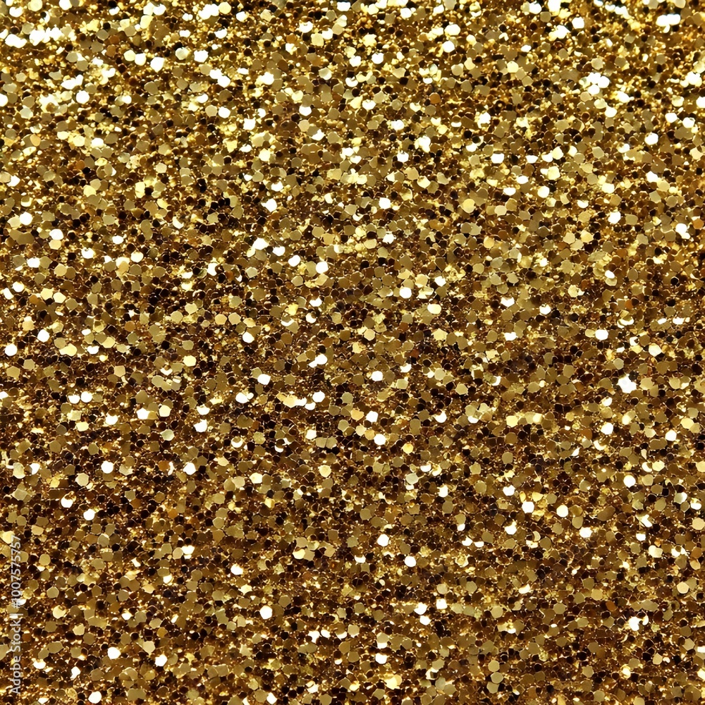 Poster gold glitter 