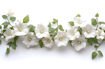 Fototapeta premium a group of white flowers