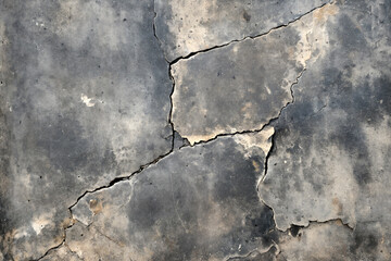 Rust-stained and peeling wall texture with weathered, cracked surface