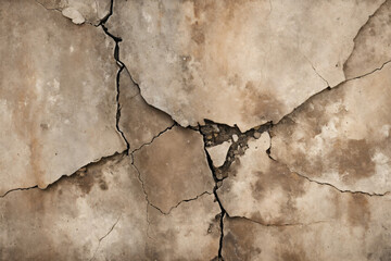 Rust-stained and peeling wall texture with weathered, cracked surface