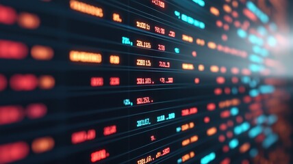 Naklejka premium Streamlined Financial Management System - Modern Design with Copy Space for Text