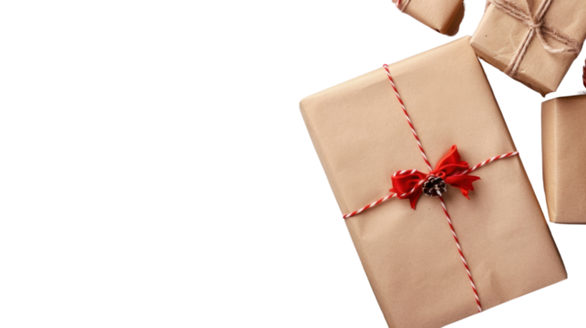 Holiday wish list on white background