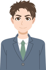 男性会社員（アジア人）