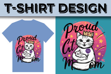 cat lover best quotes typography  illustration t-shirt design