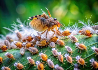 Close-Up Images of Bird Lice Infestation on Feathers and Skin of Various Bird Species in Nature