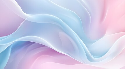 Light pastel colored abstract design with flowing shapes and smooth transitions, ideal for modern presentations