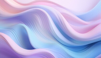 Abstract pastel waves