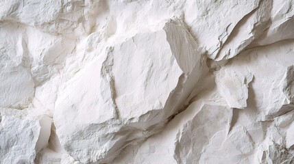 White Textured Rock Surface for Background Use