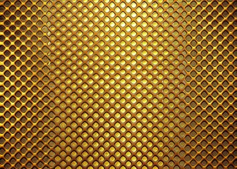 Elegant Gold Mesh Metal Background with Intricate Design for Textures and Patterns in Design Projects