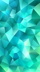 Fototapeta premium Aqua and teal geometric polygonal abstract background
