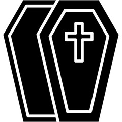 Obraz premium Coffin Icon