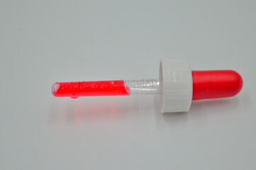 close up of a syringe