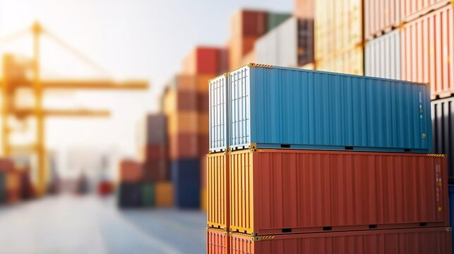 Cross-border trade with goods transport through a key checkpoint managing tariff regulations and customs duties as per trade agreements