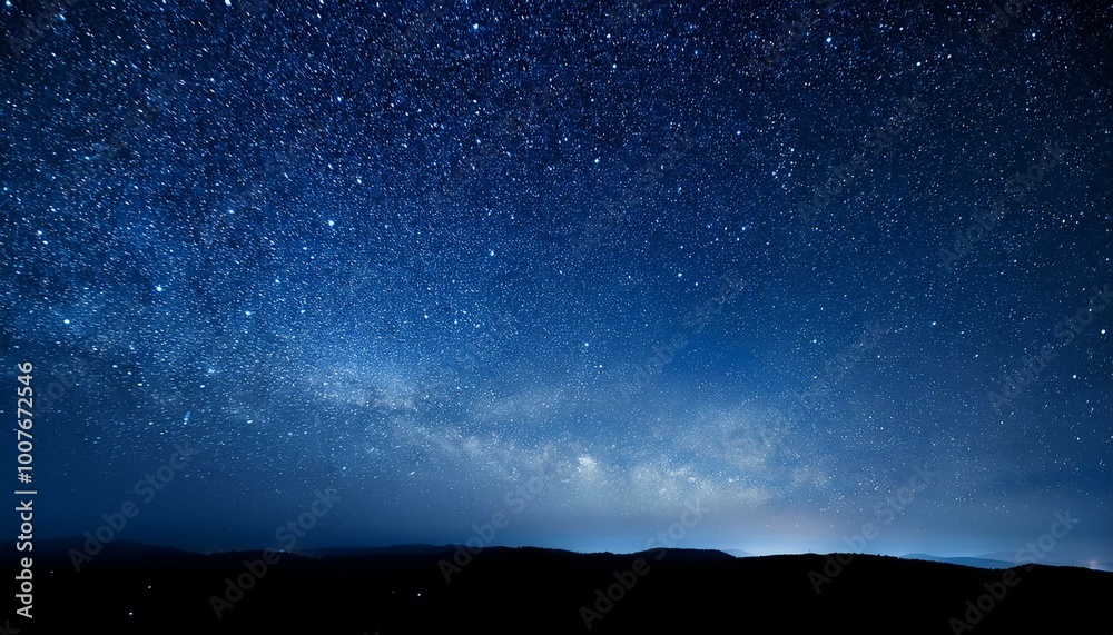 Wall mural starry night sky