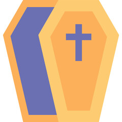 Obraz premium Coffin Illustration