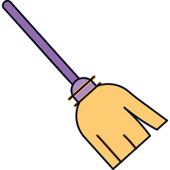 Broom Sticker