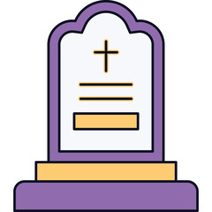 Obraz premium Grave Sticker