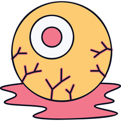 Bloody Eyeball Sticker