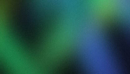 Elegant blue green soft dark colors grainy gradient backdrop design, black, bright, shiny, rough, noisy multicolor gradient web banner, website header, poster.