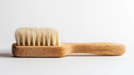 Scrub brush on white background.