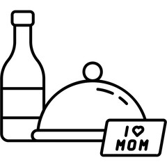 Mothers Day Dinner Icon