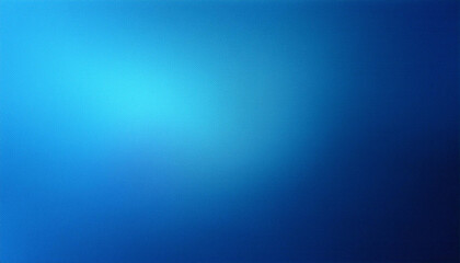 Obraz premium Blue grainy gradient background with soft transitions. For covers, wallpapers, brands, social media