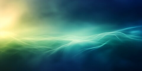 Minimalist Gradient Background with Soothing Green and Blue Tones